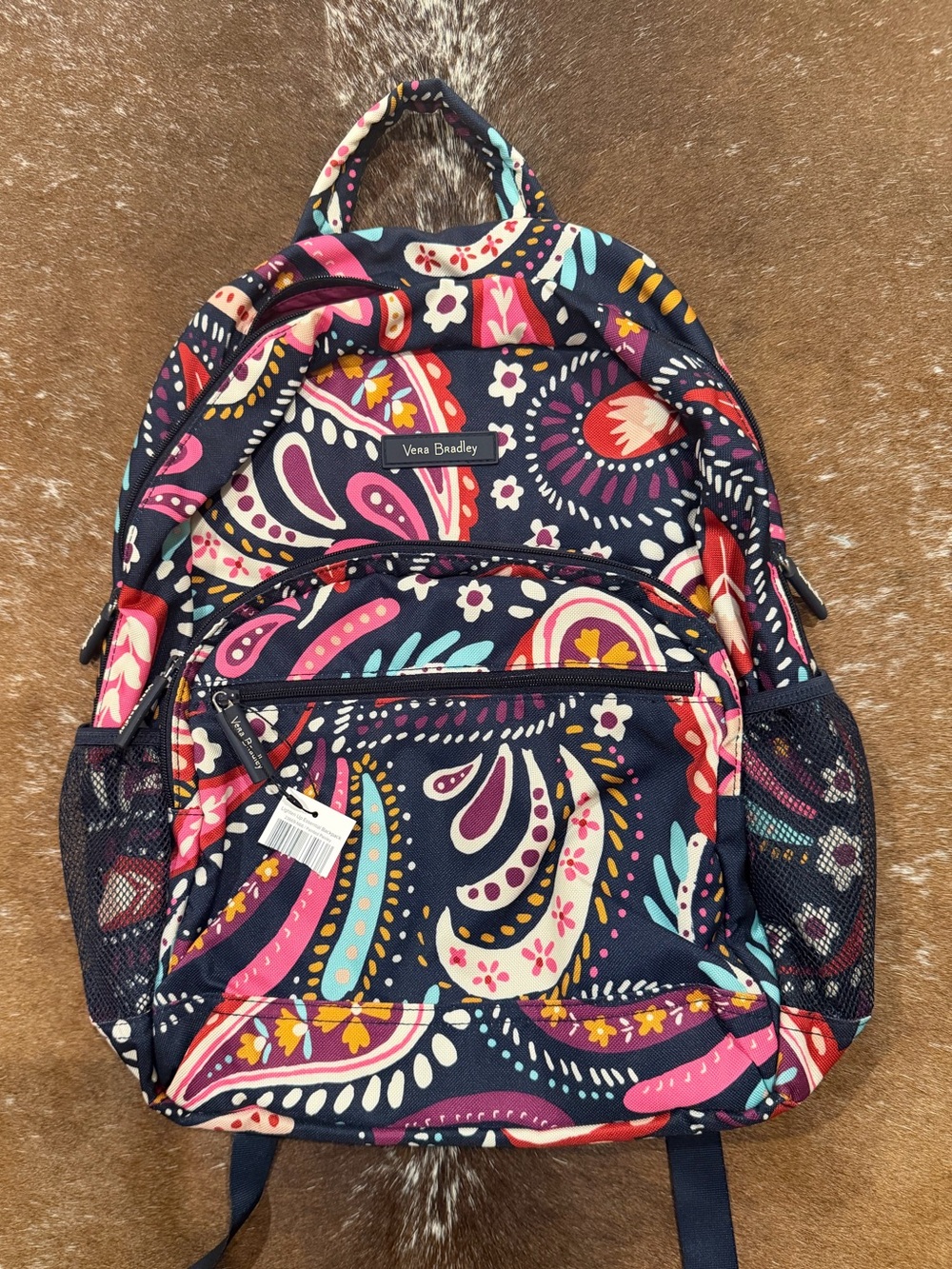 Vera Bradley Lighten Up Essential Paisley Backpack NWT